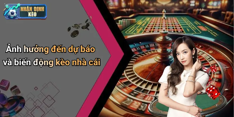 Ảnh hưởng đến dự báo và biến động kèo nhà cái