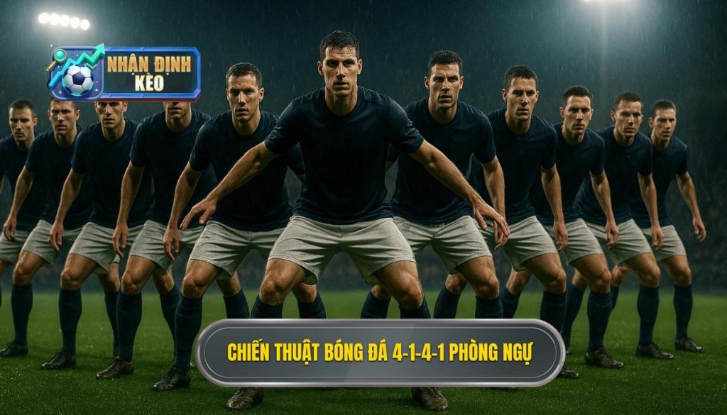 Chiến thuật bóng đá 4-1-4-1 phòng ngự
