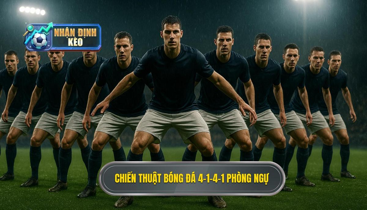 Chiến thuật bóng đá 4-1-4-1 phòng ngự