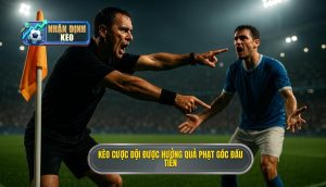 Kèo cược đội được hưởng quả phạt góc đầu tiên