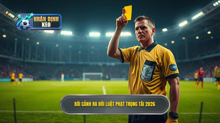 1. Bối cảnh ra đời Luật phạt trọng tài 2026