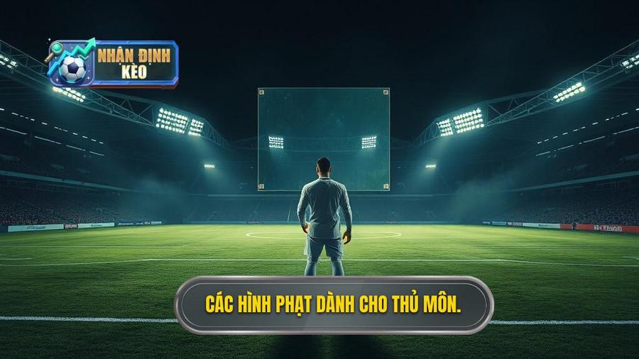 2. Các hình phạt dành cho thủ môn.