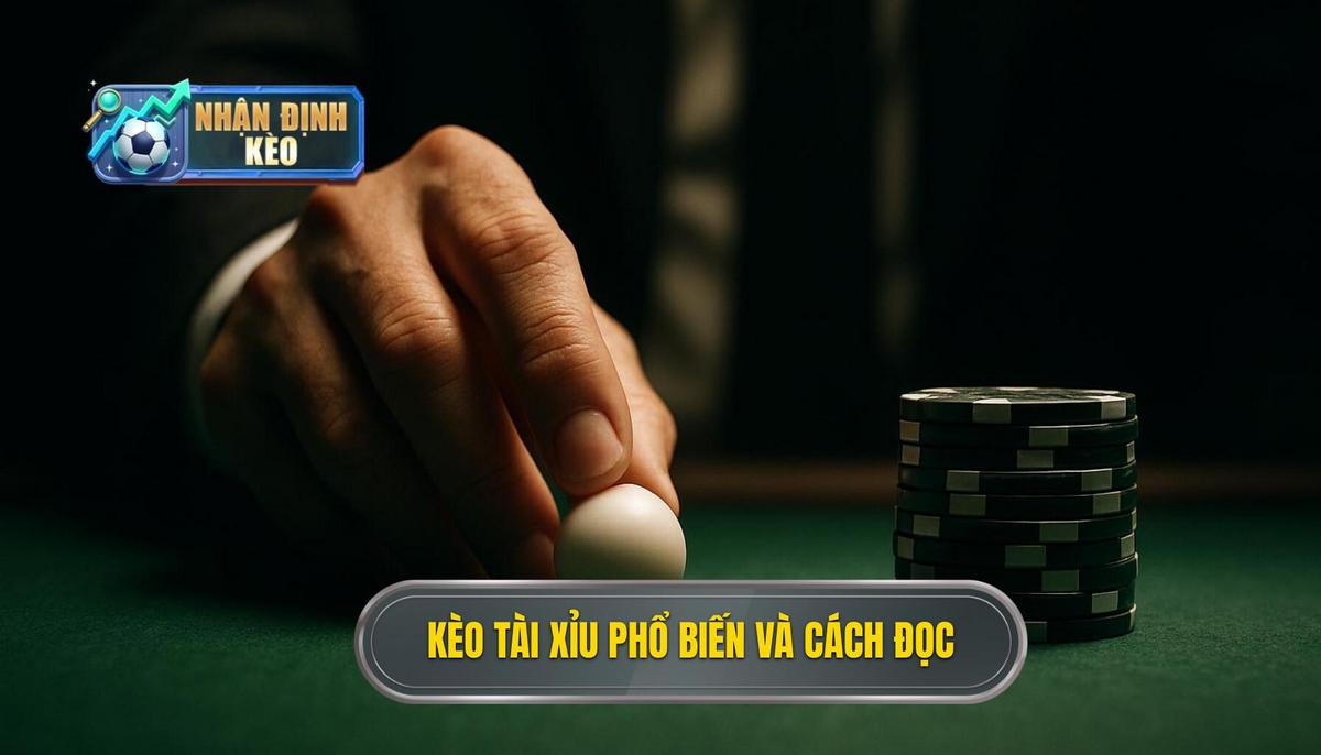 Các loại kèo tài xỉu phổ biến và cách đọc chi tiết