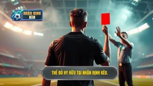 Thẻ đỏ hy hữu tại Nhận Định Kèo.